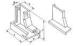 Metal Contruction Products Vertical Left Down Elbow Joint Cable_Channel Model XQJ-C-05D