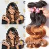 Ombre Human Hair Extensions Brazilian Virgin Hair Body Wave 1b / 30 Yetta Hair