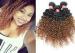 Highlighted Deep Curly Wavy Ombre Hair Extensions For Black Women