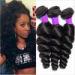 Free Shedding Human Brazilian Hair Extensions Natural Double / Strong Weft