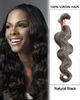 Thick Virgin Brazilian Hair Extensions Double Drawn Brazilian Human