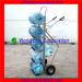 23kgs Strong Steel Collapsible Water Bottle Carts