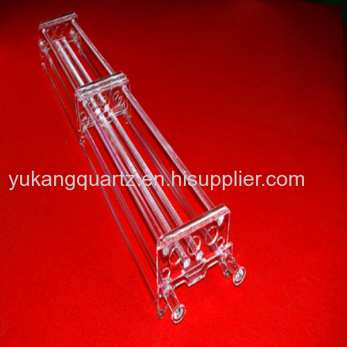 coonecting quartz glass boat quartz glass coonector