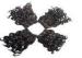 Short 8" Black Synthetic Hair Extensions Highlight With High Temperature Fiber