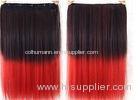 High Temperature Fiber Red Synthetic Hair Extension 8 Inch - 40 Inch