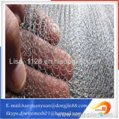 The special type Gas or liquid filter screen cloth knitted Wire Mesh