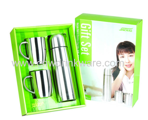 Stainless Steel Mug Set