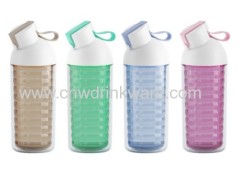 Double Wall Plastic Drinking Bottle