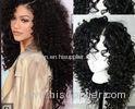 Brazilian Curly Swiss Human Hair Full Lace Wigs For Black WomenWith Baby Hair