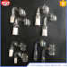 Domeless club banger quartz nail with 45 degree side pocket- Male/Female Joint factory price! Real quartz Best quality