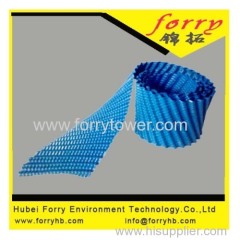 Blue color infill for Round counter flow towre