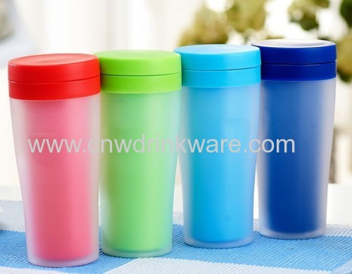 Double Wall Plastic Drinking Bottle