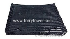1230*2900mm Black PVC infill for cooling Tower