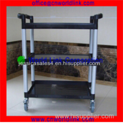 Top Quality Heavy Loading Plastic Rolling Service Carts
