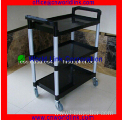 Top Quality Heavy Loading Plastic Rolling Service Carts