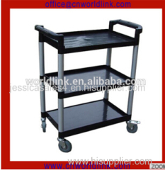 Top Quality Heavy Loading Plastic Rolling Service Carts