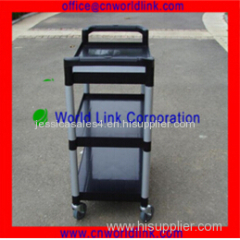 Top Quality Heavy Loading Plastic Rolling Service Carts