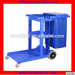 4 wheels restaurant plastic cleaning cart