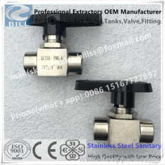 Stainless Steel High Pressure threaded Ball Valve