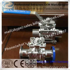 Stainless Steel Sanitary pn63 mini ball valve