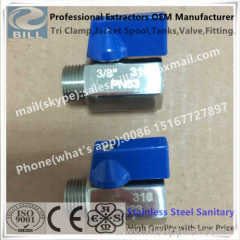 Stainless Steel Sanitary pn63 mini ball valve