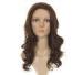 Piano Blond and Brown Lace Front Human Hair Wigs With Straps / Combs