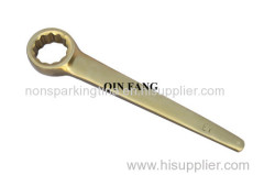 Non Sparking Safety Single Box Wrench/Explosioni proof safety copper Ring Spanner