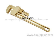 Non Sparking Safety Pipe Wrench American Type