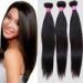 Silky Straight Indian Hair Weave / Long Remy Hair Extensions No Lice