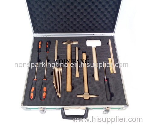 Non Sparking Safety Tool Sets 17pcs/sets For Gas Station