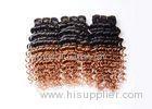 Ombre Virgin Brazilian Hair Deep Wave Two Tone Ombre Hair Extensions 1b/30