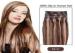 Beauty Dream Girl Light Brown Hair Extensions Clip In Virgin Hair