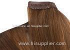 Pre - Bonded Clipping In Hair Extensions Full Head Real Human Hair