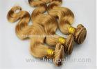 Peruvian 27 Color Remy Human Hair Extensions Body Wave Can Be Restyled