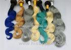 1b / 613 Ombre Color Remy Human Hair Extensions Body Wave Free Sample