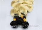 European Ombre Color Human Hair Extensions Double Drawn Hair Weft
