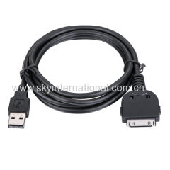 2 x BLACK USB Sync Data Charger Cable Cord iphone 4S 4G ipod Nano Touch Video
