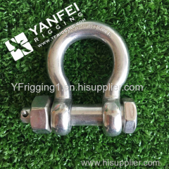 Bow Stainless steel shackle