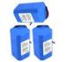 Cylinderical Rechargeable Battery Pack 4S2P 14.8V Professional Lithium Ion 18650 Cells