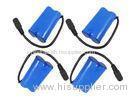 3.7V 5200mah Rechargeable Battery Pack 18650 1S2P With Blue Heat Shrink Tube