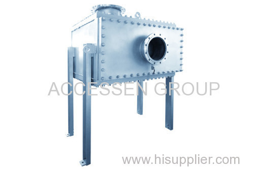 Accessen all welded bloc heat exchanger