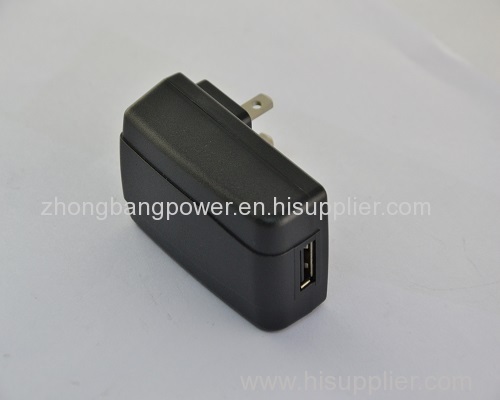 12V 1A Switching Power Adapter 12W USB Wall Charger ZB-A120010-K