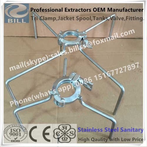 Customs Sanitary Stainless Steel 13MHHM Tri Clamps