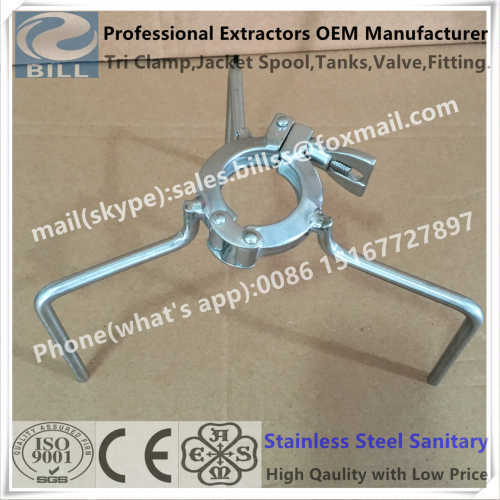 Stainless Steel Sanitary Customs 13MHH Tri Clamps