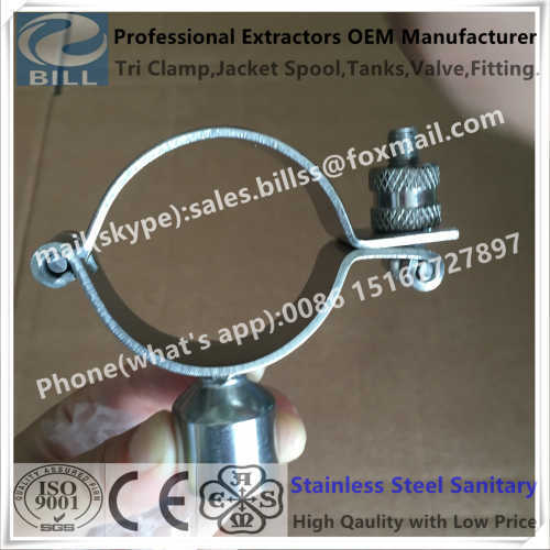 Stainless Steel 3inch Pipe Hanger with bsp threaded suppor