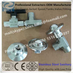 Stainless Steel SS304 Hex Pipe Hanger with threaded support