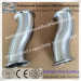 Stainless Steel Sanitary Tri Clamp Jacketed Bend with inlet and outlet drain