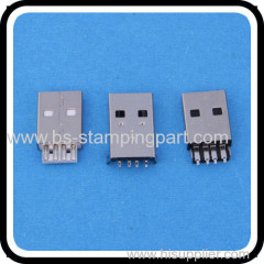 stainless steel USB connector for mobile phone