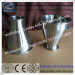 Stainless Steel Sanitary Customs Concentric Reducer with inlet and outlet as drain