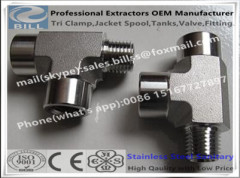 Stainless Steel Hydraulic Fittings of bsp threaded male hex flare fittings